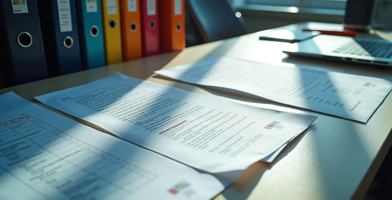 Documents du plan de maîtrise sanitaire organisés pour un contrôle DDPP